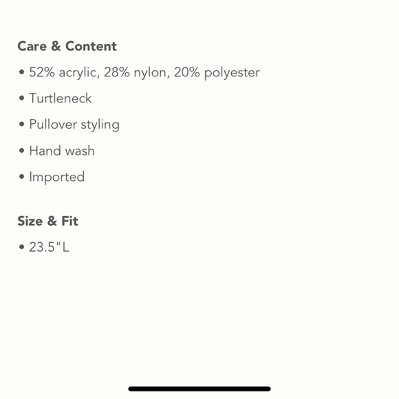 ANTHROPOLOGIE NWT Callahan Cable-Knit Turtleneck Poncho Sweater Size M. - Picture 4 of 9